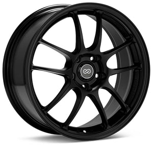 Enkei PF01 18x7.5 5x100 45mm Offset Matte Black Wheel 02-10 WRX & 04 STI/05-09 LGT (MOQ 40)