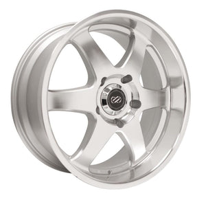 Enkei ST6 17x8 10mm Offset 5x127 Bolt Pattern 71.6 Bore Dia Silver Machined Wheel