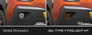 Diode Dynamics SS3 SAE Type Y Fog Light Kit - Yellow SAE Fog