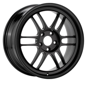 Enkei RPF1 15x7 4x100 41mm Offset 73mm Bore Matte Black Wheel Honda & Acura 4-Lug/02-06 Mini