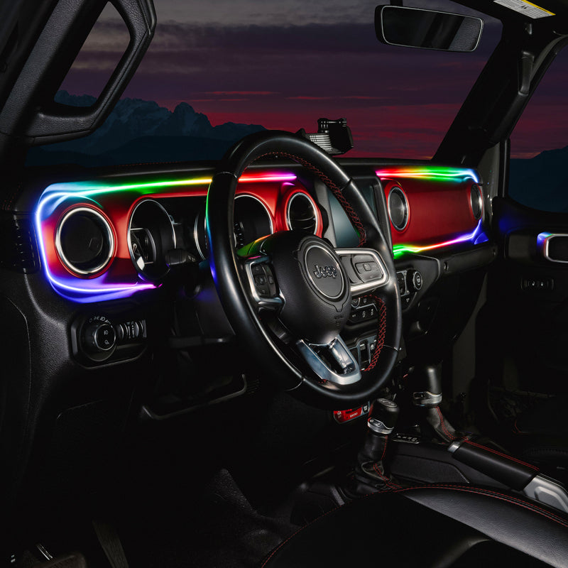 Oracle 18-23 Jeep Wrangler JL/Gladiator JT Dynamic ColorSHIFT LED Interior Dash Board Kit