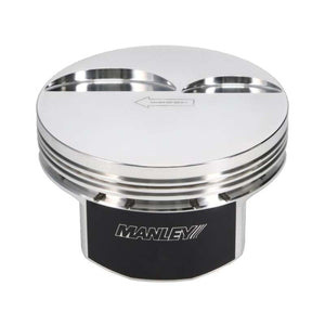 Manley Chevrolet LS Piston Set - 4.080in Bore 1.115in CH, -4.00 CC
