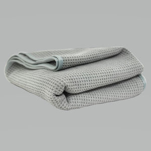 Chemical Guys Waffle Weave Gray Matter Microfiber Drying Towel - 36in x 25in