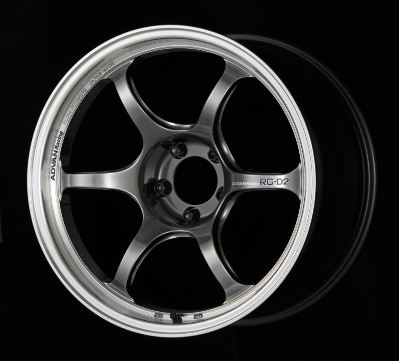 Advan RG-D2 17x9.0 +35 5x114.3 Machining and Racing Hyper Black Wheel