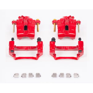 Power Stop 94-97 Mazda Miata Front Red Calipers w/Brackets - Pair