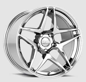 Kansei K15X Astro 19x10.5in / 5x114.3 BP / 12mm Offset / 73.1mm Bore - Chrome