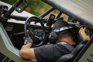 PRP Deep Dish Leather Steering Wheel- Black