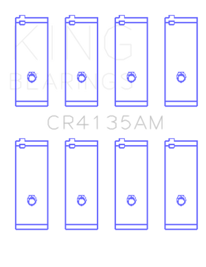 King Engine Bearings 85-01 Toyota 5SFE L4 DOHC 16 Valves Rod Bearing Set - Size STD