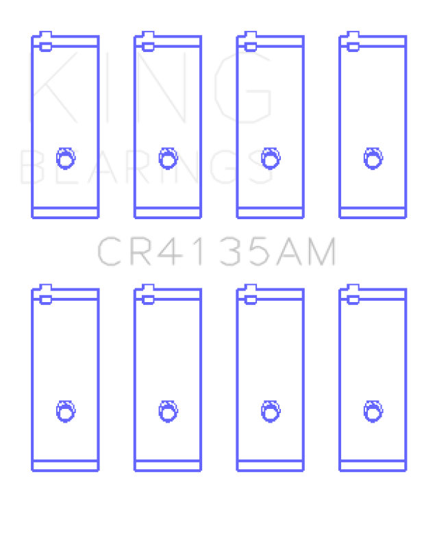 King Engine Bearings 85-01 Toyota 5SFE L4 DOHC 16 Valves Rod Bearing Set - Size STD