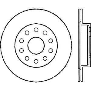 StopTech Sport Slotted (CRYO) 92-95 Toyota MR2 Turbo Rear Left Slotted Rotor