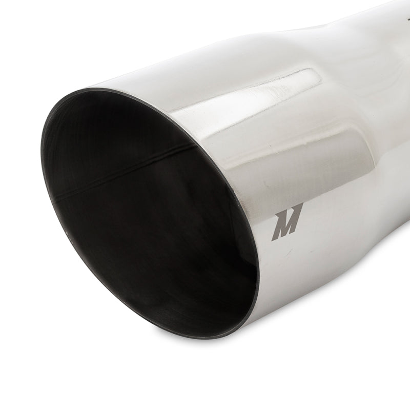 Mishimoto Clamp-On Single Wall Exhaust Tip 5in Outlet - Polished