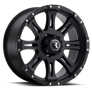 Raceline 981 Raptor 16x8in / 5x114.3 BP / 0mm Offset / 78.1mm Bore - Satin Black Wheel