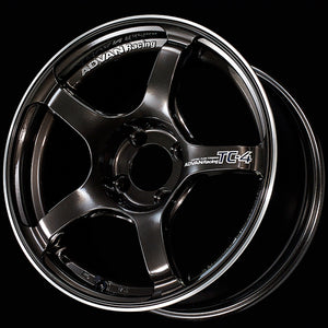 Advan TC4 16x8.0 +38 4x100 Racing Black Gunmetallic and Ring Wheel