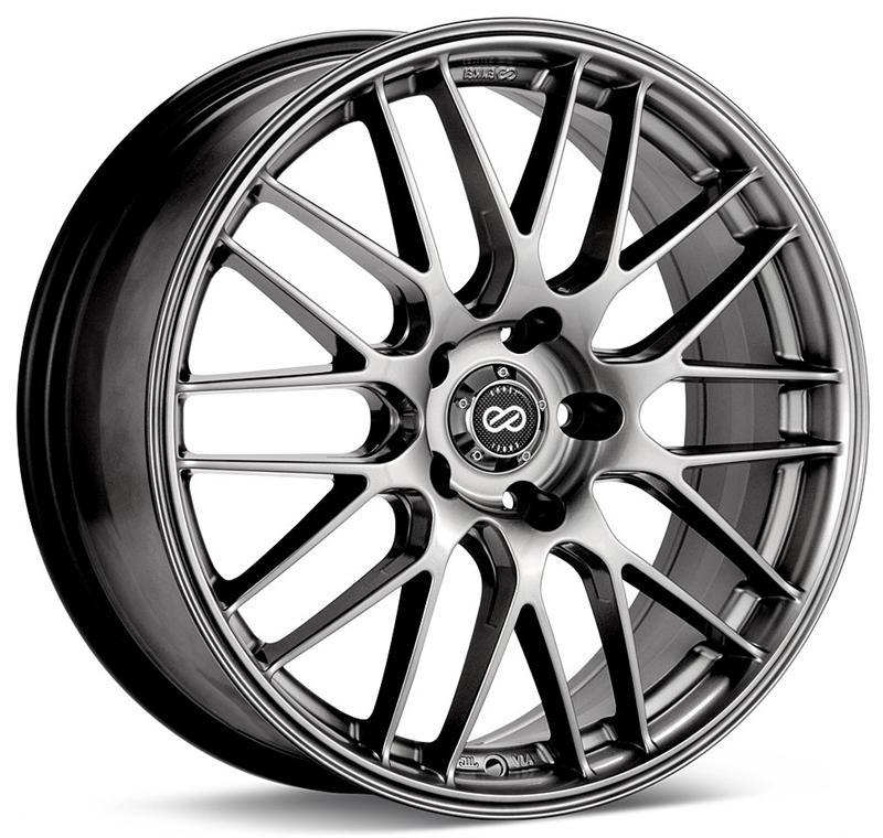Enkei EKM3 18x8 5x112 Bolt Pattern 45mm Offset 72.6 Bore Dia Performance Hyper Silver Wheel