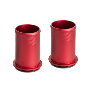 Mishimoto 2023+ Toyota GR Corolla Intercooler & Pipe Kit - Silver Cooler - Red Pipes