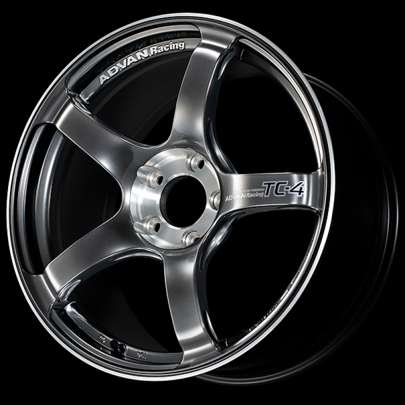 Advan TC-4 SE 16x6.5 / +45 Offset / 4x100 / 63mm Bore / Racing Hyper Black and Diamond Cut