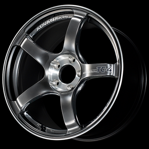 Advan TC-4 SE 16x6.5 / +37 Offset / 4x100 / 63mm Bore / Racing Hyper Black and Diamond Cut