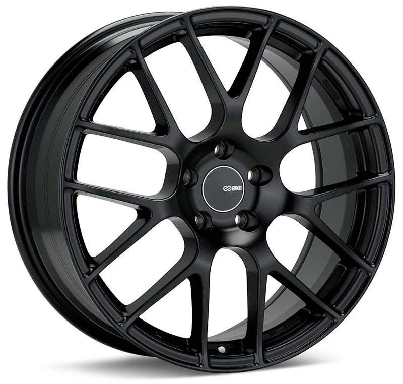 Enkei Raijin 19x8 45mm Offset 5x114.3 Bolt Pattern 72.6 Bore Dia Black Wheel