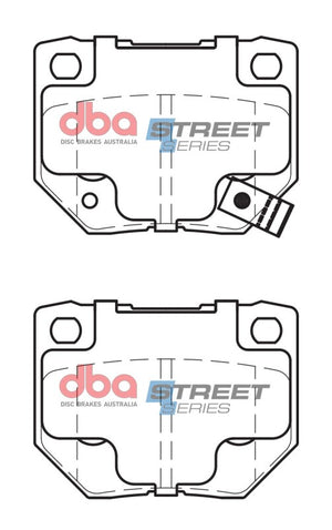 DBA 90-96 Nissan 300ZX Rear Street Series Brake Pads