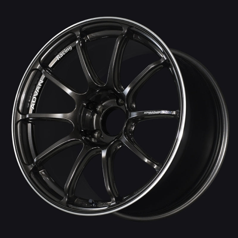 Advan RSIII 18x9 +35 5x114.3 Black Gun Metallic and Ring Wheel