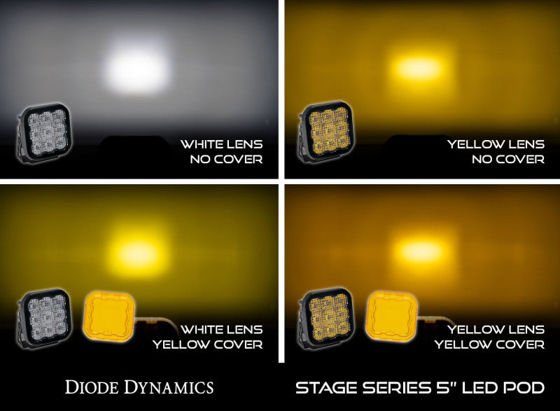 Diode Dynamics SS5 LED Pod Cover - Yellow