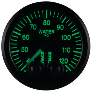 Autometer Stack 52mm 40-120 Deg C 1/8in NPTF Male Pro-Control Water Temp Gauge - Black