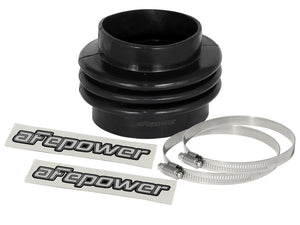 aFe Magnum FORCE Intake Coupling Kit (3-1/2 IN ID to 4 IN ID x3-1/2 IN L) Straight Bellow- Black