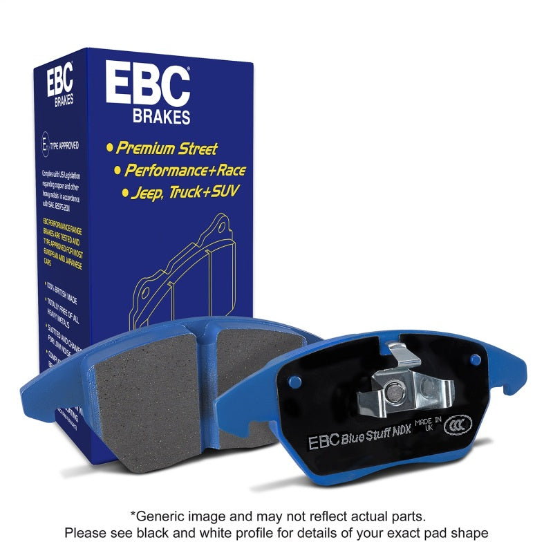 EBC Ford Saleen Mustang Alcon front calipers Bluestuff Front Brake Pads