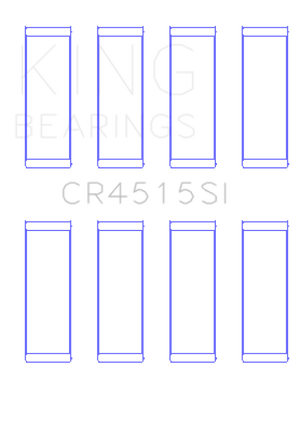 King Engine Bearings Ford/Mazda 2.0L Duratec (Size +0.25) Silicon Bi-Metal Aluminum Rod Bearing Set