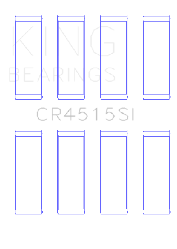 King Engine Bearings Ford/Mazda 2.0L Duratec (Size +0.25) Silicon Bi-Metal Aluminum Rod Bearing Set