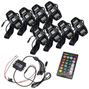 Oracle Underbody RGB+W Wheel Well Rock Light Kit - 8 PCS - ColorSHIFT