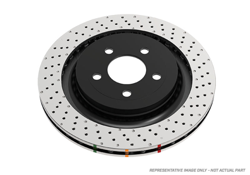 DBA 2018+ Hyundai I30 N Performance Front Cross Drilled/Dimpled 4000 XD Series Rotor