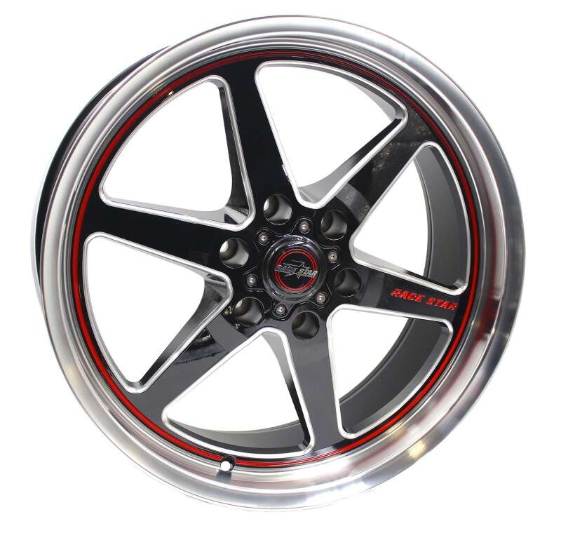 Race Star 93 Truck Star 20x9 6x5.50bc 6.00bs Black/Machined Wheel