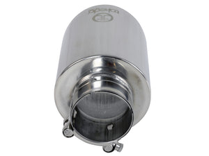 aFe Takeda Universal Exhaust Tip 2-1/2 IN Inlet x 4-1/2 IN Outlet x 7 IN L- Polished