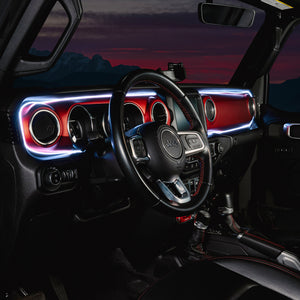 Oracle 18-23 Jeep Wrangler JL/Gladiator JT Dynamic ColorSHIFT LED Interior Dash Board Kit