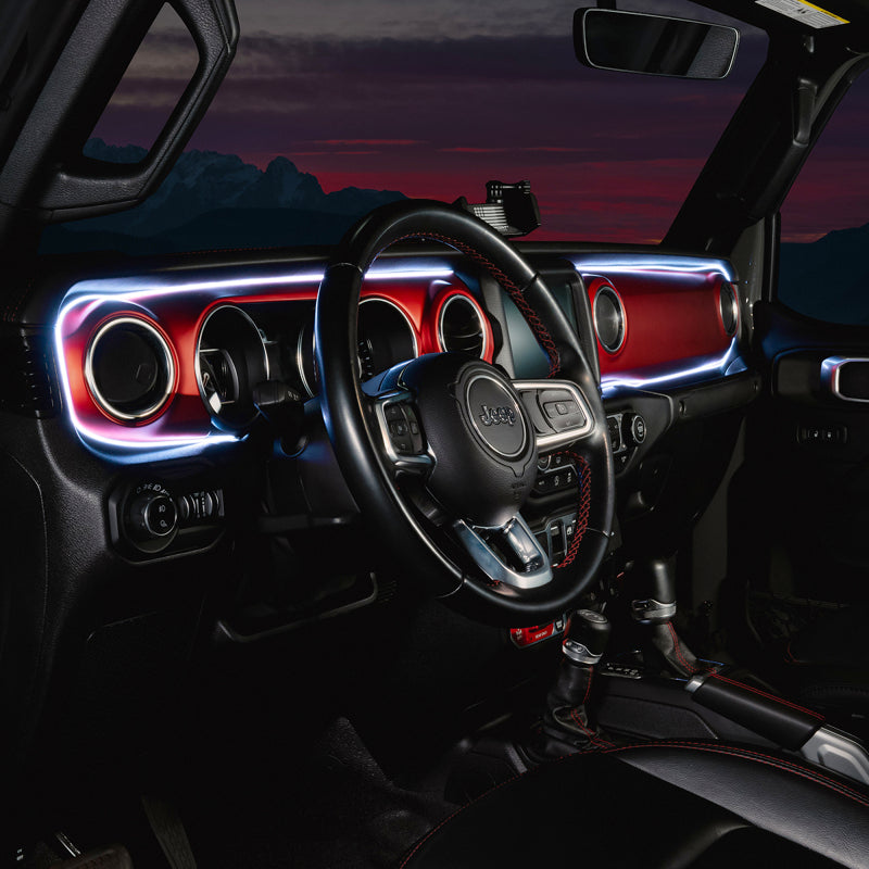Oracle 18-23 Jeep Wrangler JL/Gladiator JT Dynamic ColorSHIFT LED Interior Dash Board Kit