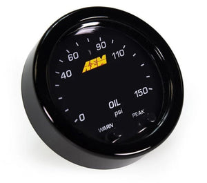 AEM X-Series 0-150 Oil Pressure Gauge Kit