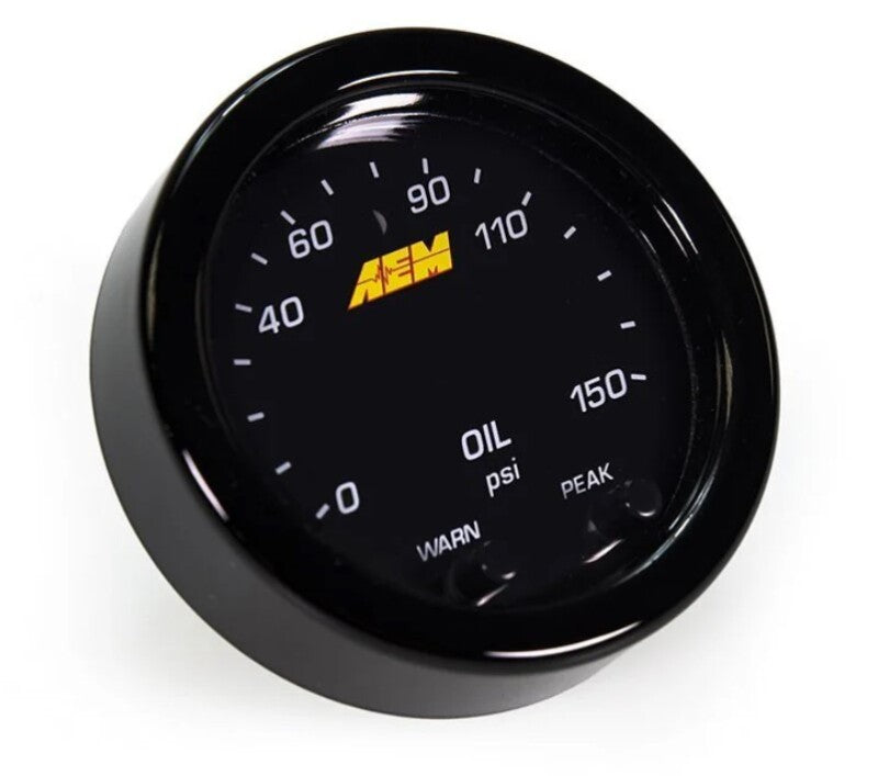 AEM X-Series 0-150 Oil Pressure Gauge Kit