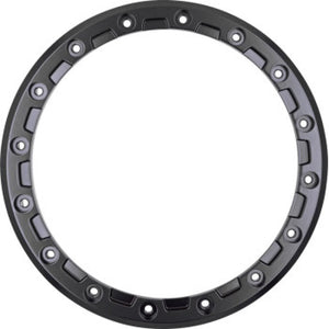 Raceline Beadlock Ring - Podium -14in - 16 Hole - 10mm - Black