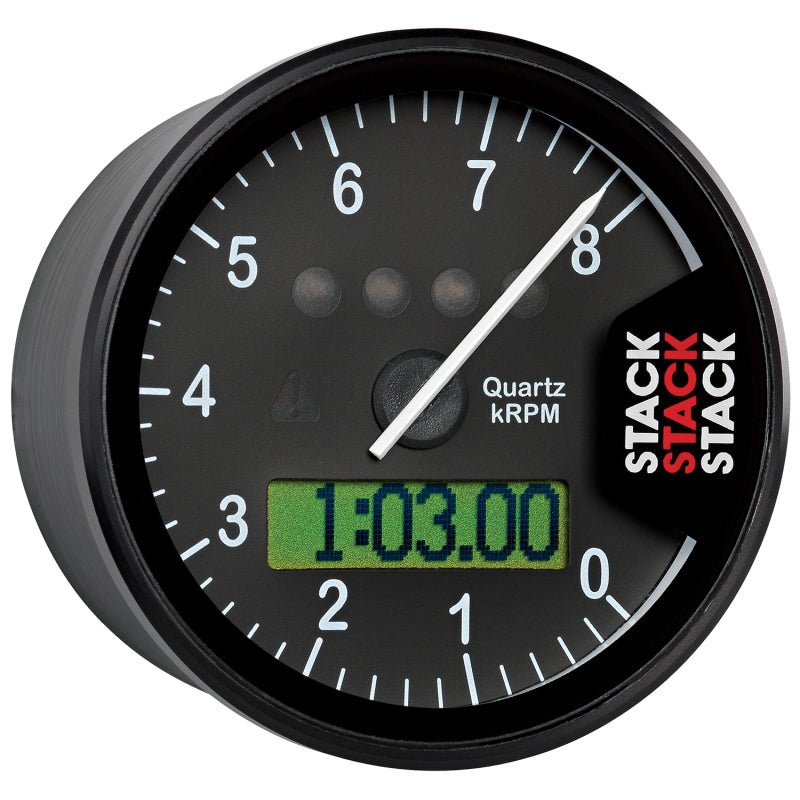 Autometer Stack Display Tachometer 0-8K RPM - Black