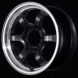 Advan RG-D2 for Truck 17x8.0 / +20 Offset / 6x139.7 / 112mm Bore / Machining and Black Gunmetallic