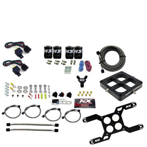 Nitrous Express Dry Quad Stage Billet Crossbar Plate System 100-2000hp (4500 Flange) w/o Bottle