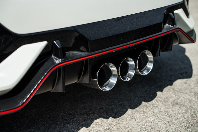 Corsa 2017-2021 Honda Civic Type R Xtreme Cat-Back Tri Rear Exit with 4.5in Polished Pro-Series Tips