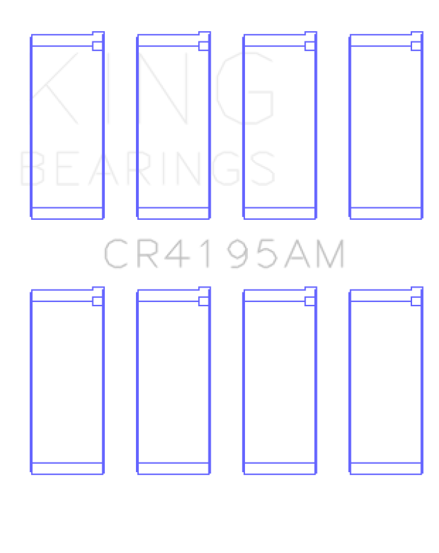 King Engine Bearings 95-02 Chrysler L4 2.0L/122 (Size +0.5) Rob Bearing Set