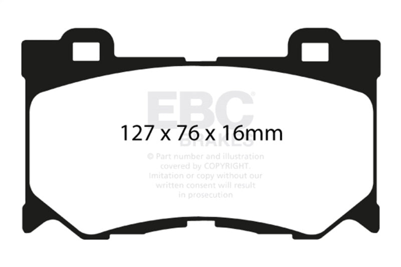 EBC 2013+ Infiniti Q50 Hybrid 3.5L Hybrid Sport Ultimax2 Front Brake Pads