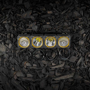 KC HiLiTES FLEX ERA LED Light Bar Bezel Kit for 10in. Segments - Gloss Black