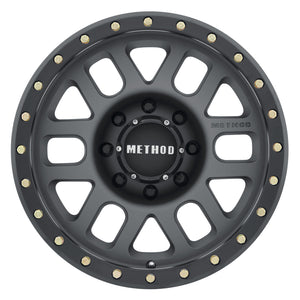 Method MR309 Grid 18x9 +18mm Offset 8x6.5 130.81mm CB Titanium/Black Street Loc Wheel