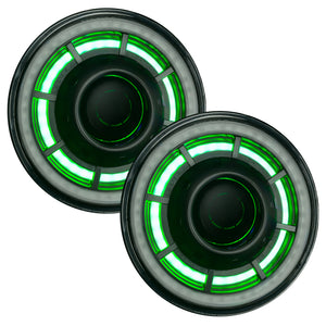 ORACLE Lighting 0718 Jeep Wrangler JK Oculus 7in ColorSHIFT BiLED Projector Headlights