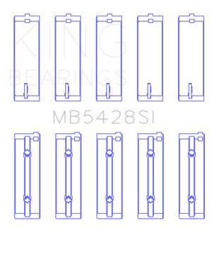 King Engine Bearings Honda R16A/ R18A 2006- Current (Size 0.25) Main Bearing Set