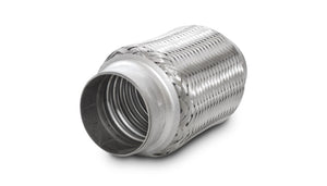Vibrant SS Flex Coupling without Inner Liner 1.5in inlet/outlet x 4in long